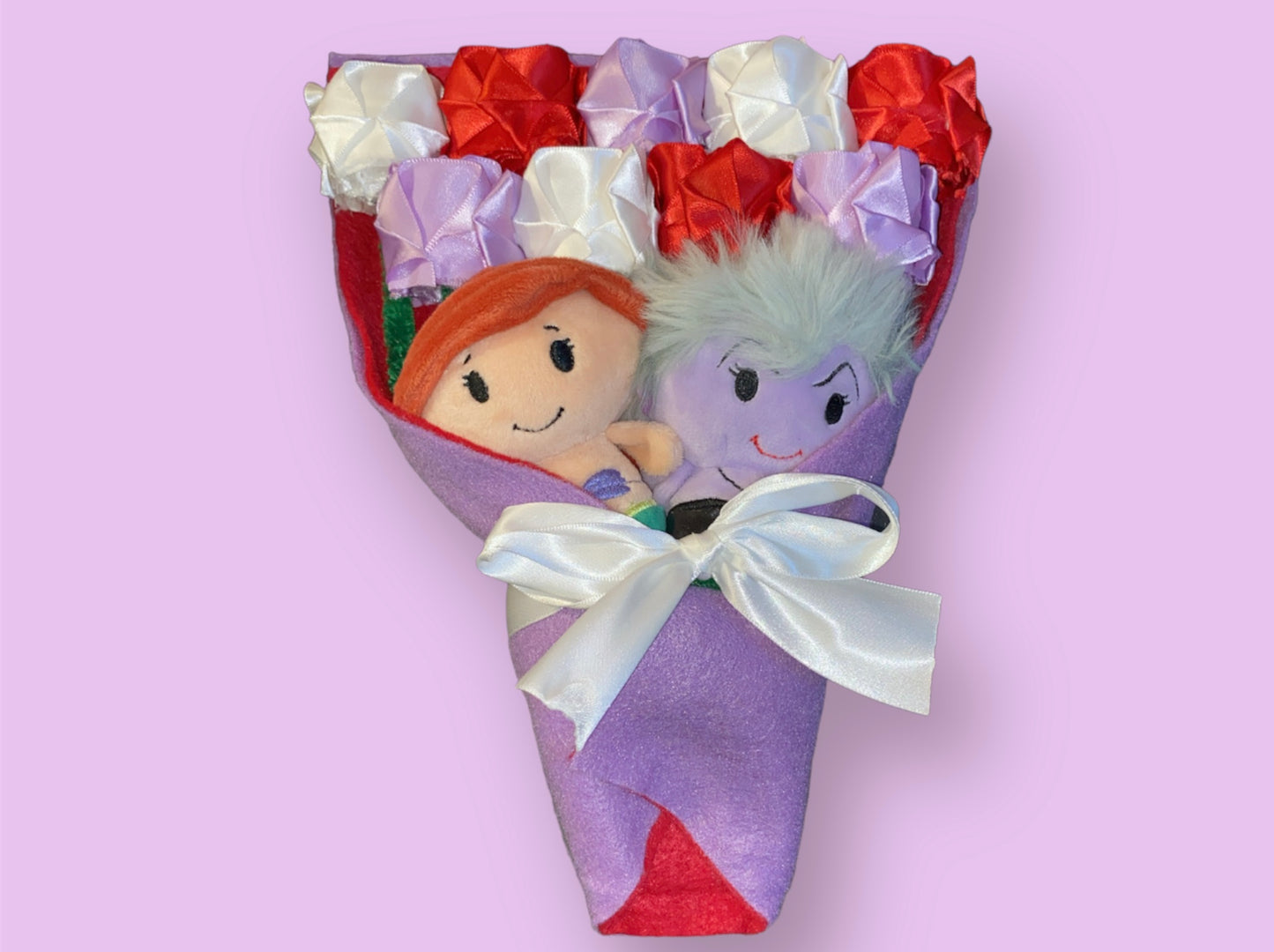 handmade rose plush bouquet style 7