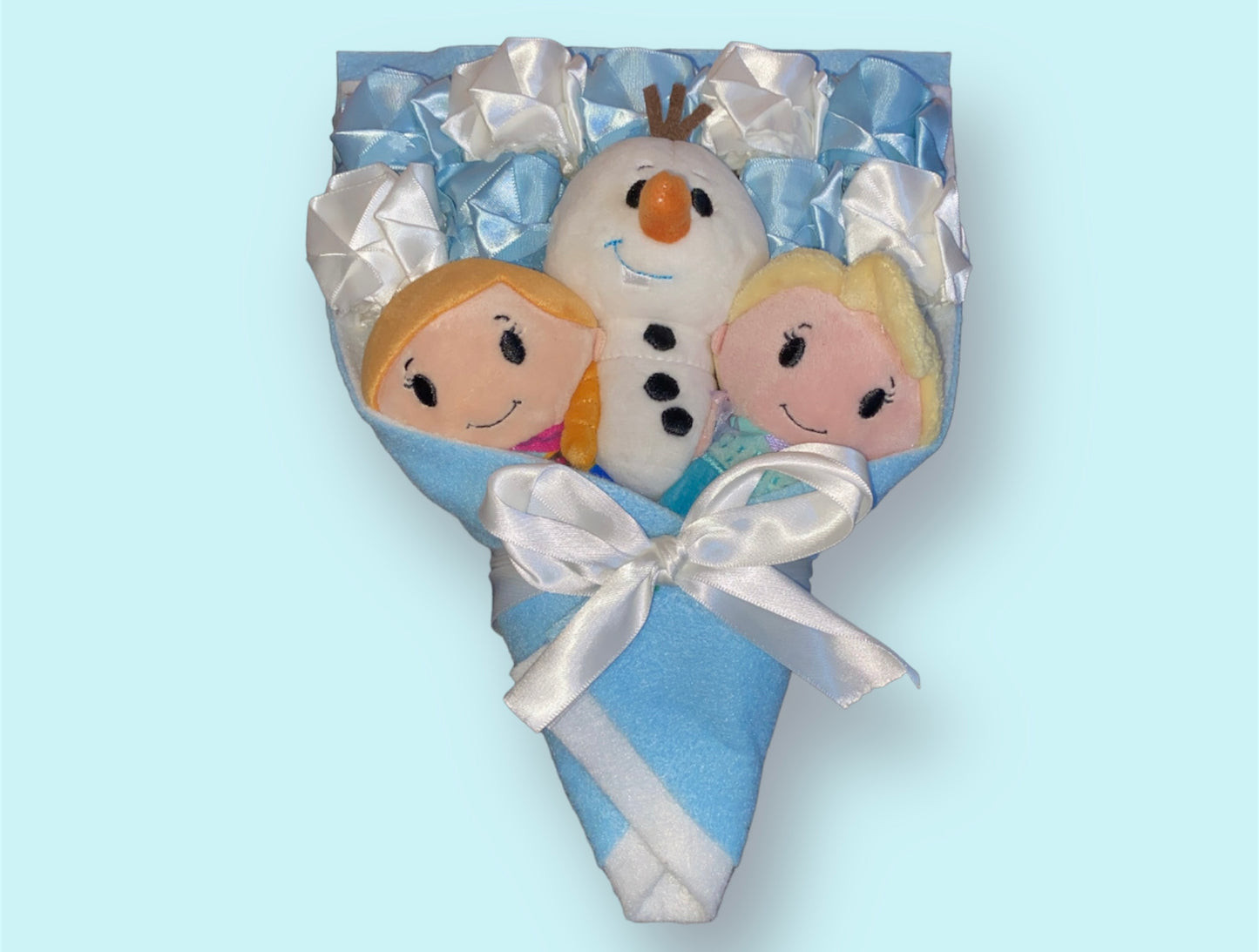 handmade rose plush bouquet style 3