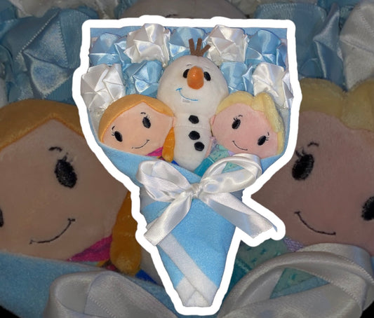 handmade rose plush bouquet style 3