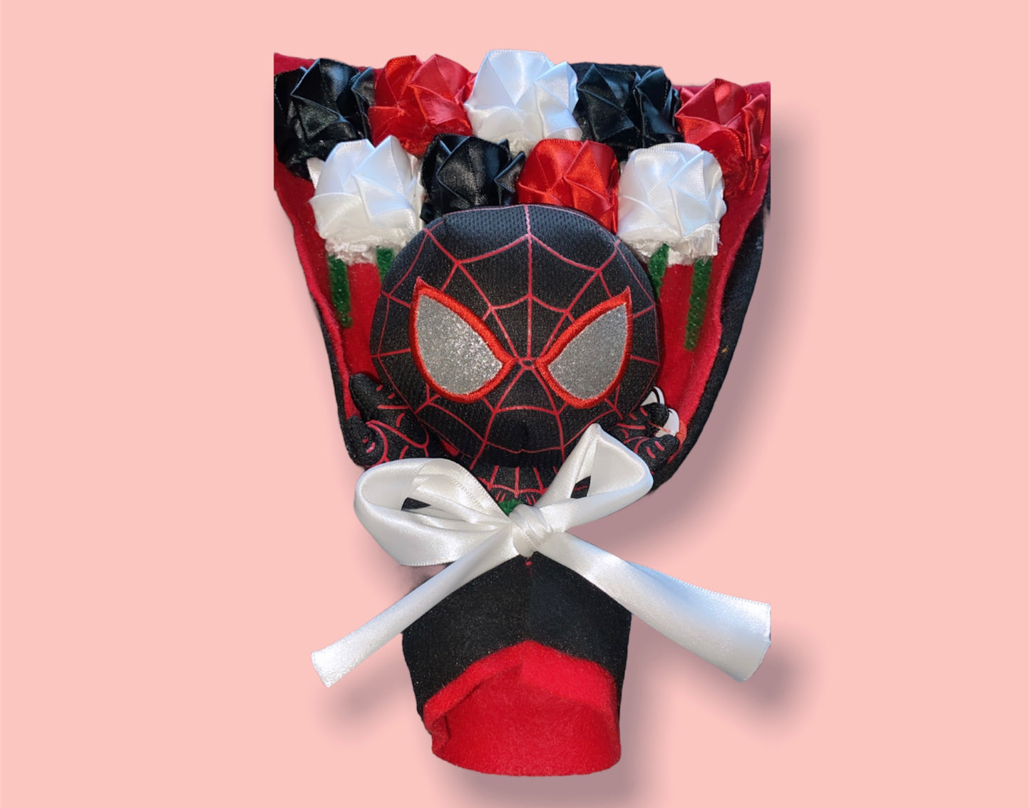 handmade rose plush bouquet style 14