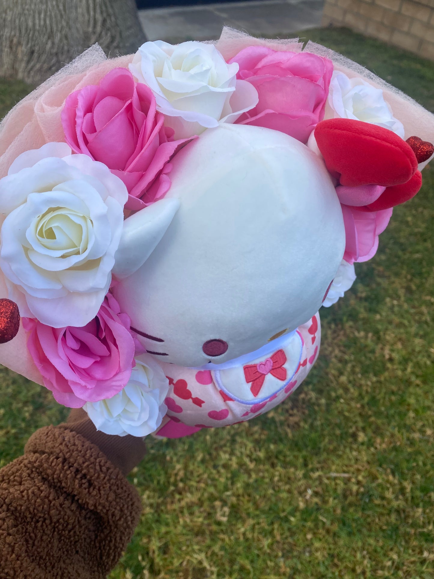 pink valentines squish big bouquet