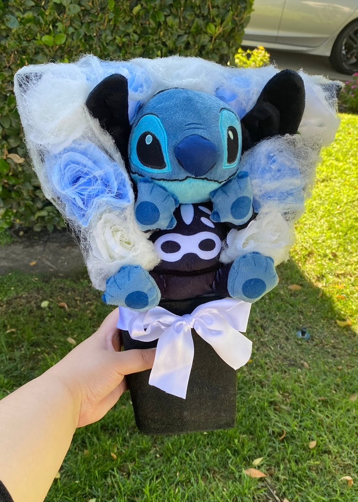 skeleton cutie big spooky plush bouquet