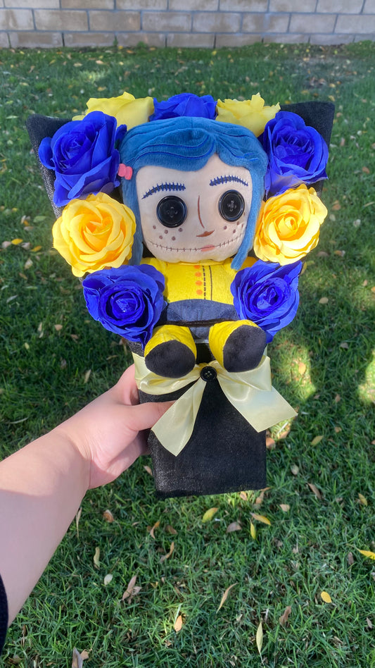 cora cutie big spooky plush bouquet