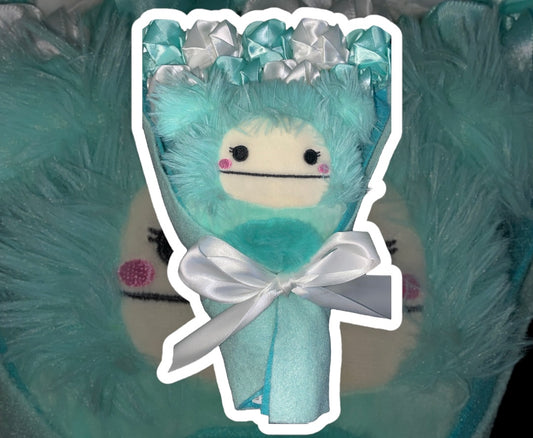 handmade rose plush bouquet style 10