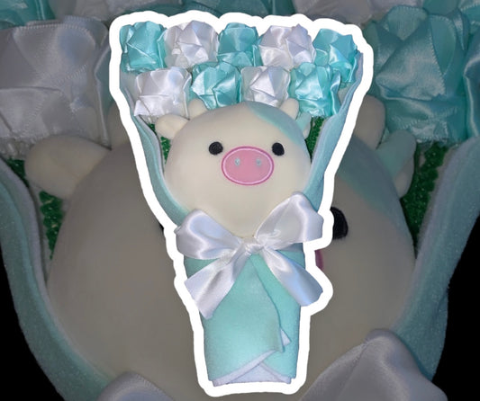 handmade rose plush bouquet style 20